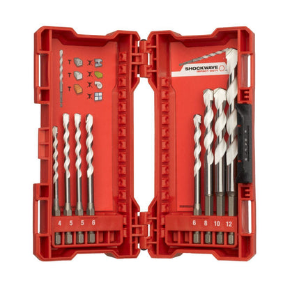 Milwaukee M18FID3100P-502P 18V FUEL Brushless 1/4" Impact Driver with 2 x 5.0Ah Batteries, Charger, Packout Case & Accessories Set 4933499037
