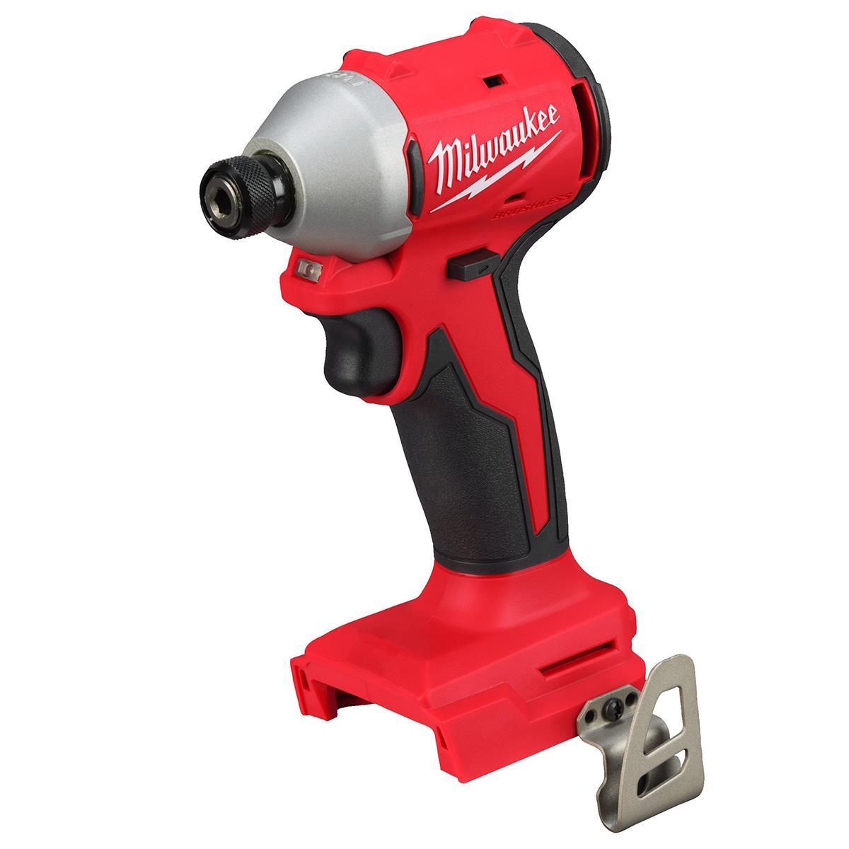 Milwaukee M18BLIDRC-0 18V Brushless 1/4" Impact Driver with 1 x 5.0Ah Battery Charger & Bag
